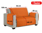 Quilted Sofa Cover for 1, 2, 3 Seater Sofa, Couch, Settee