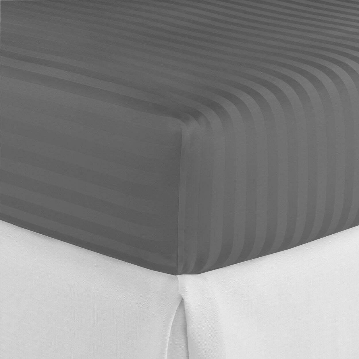 Luxury Fitted Sheets - Satin Stripes