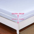 Satin Stripe Zippered Mattress Cover