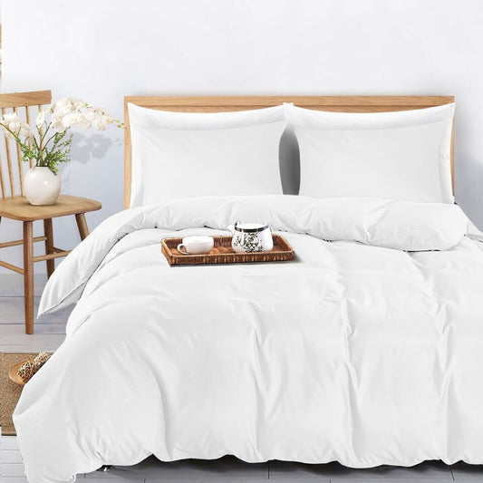 White Duvet Cover Set - Hotel Quality