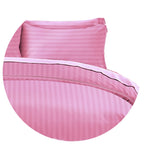 Hotel Quality Satin Stripe Duvet Cover Set