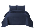 3 Piece Quilted Emboss Bedspread