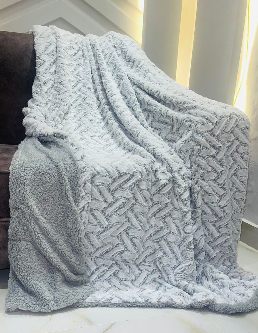 Faux Fur Fleece Blankets