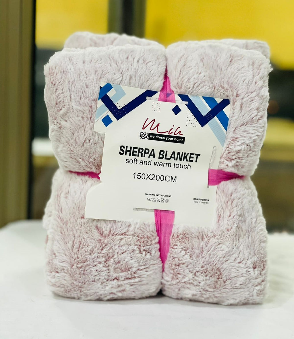 Faux Fur Fleece Blankets