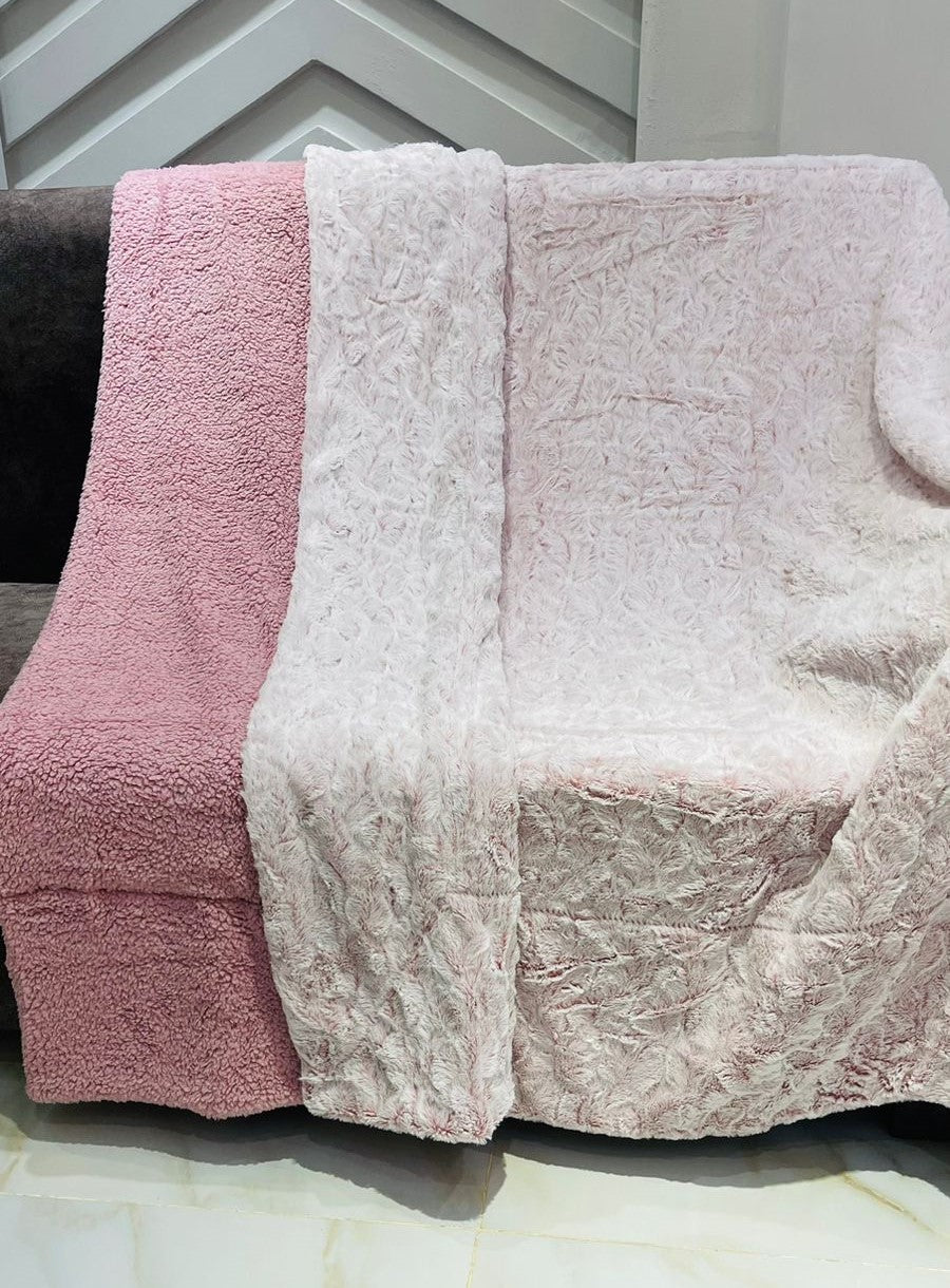 Faux Fur Fleece Blankets