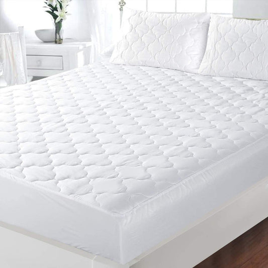 Quilted Fitted Sheet - 30cm Deep Mattress Top Cover