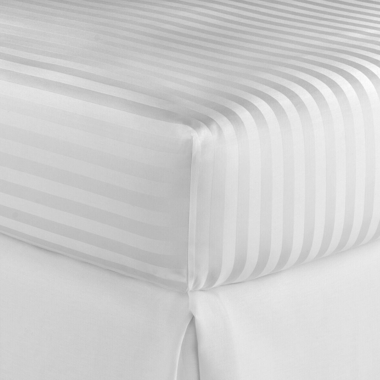 Luxury Fitted Sheets - Satin Stripes