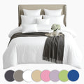 Hotel Quality Satin Stripe Duvet Cover Set